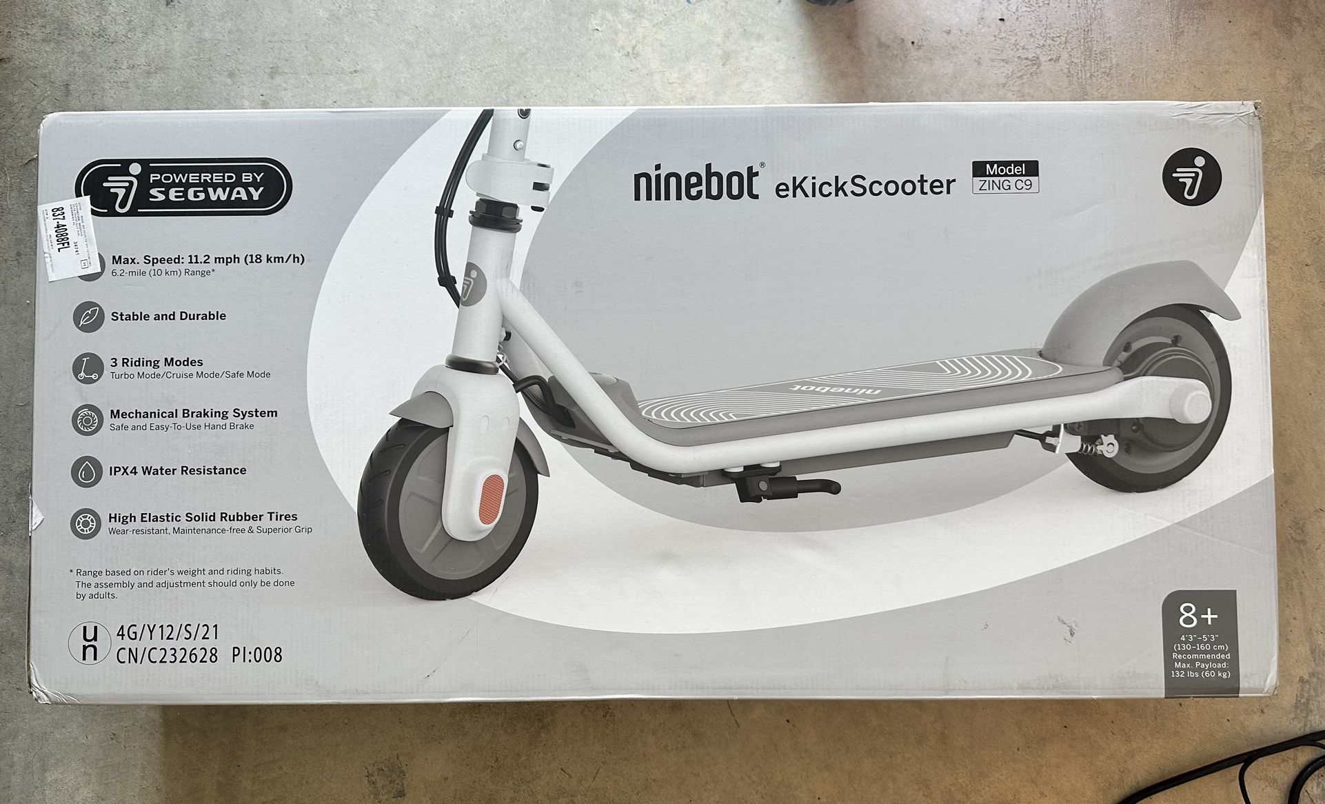 Segway Ninebot electric ZING C9