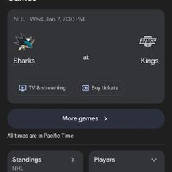 LA Kings Tickets For $$$$ Offer Up