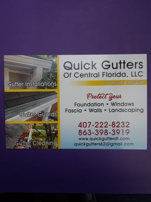 Quick Gutters of Central florida