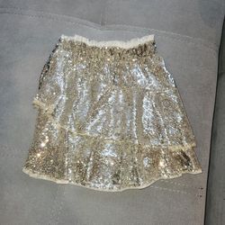 Zara Girl Sequin Skirt