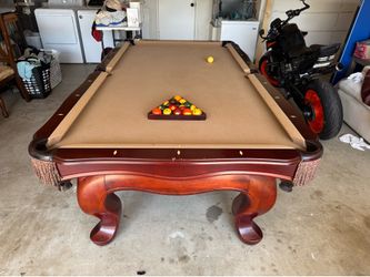 USA-Made Slate Pool Table (BA Pool Tables) + Ping Pong Conversion Top
