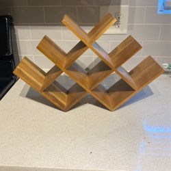 Countertop Wine Rack, Tabletop Wine Holder for 8 Btle 