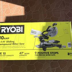 Cierra Deslizante Ryobi Eléctrica 7-1/4