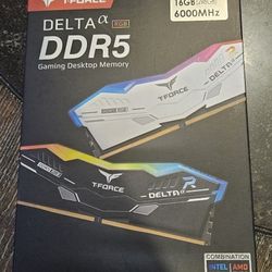 DDR5 RAM, T-FORCE Delta (2x8GB) 6000 Mhz