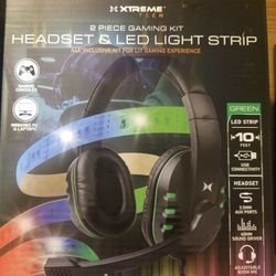 Xtreme Headset & Led Light Strip