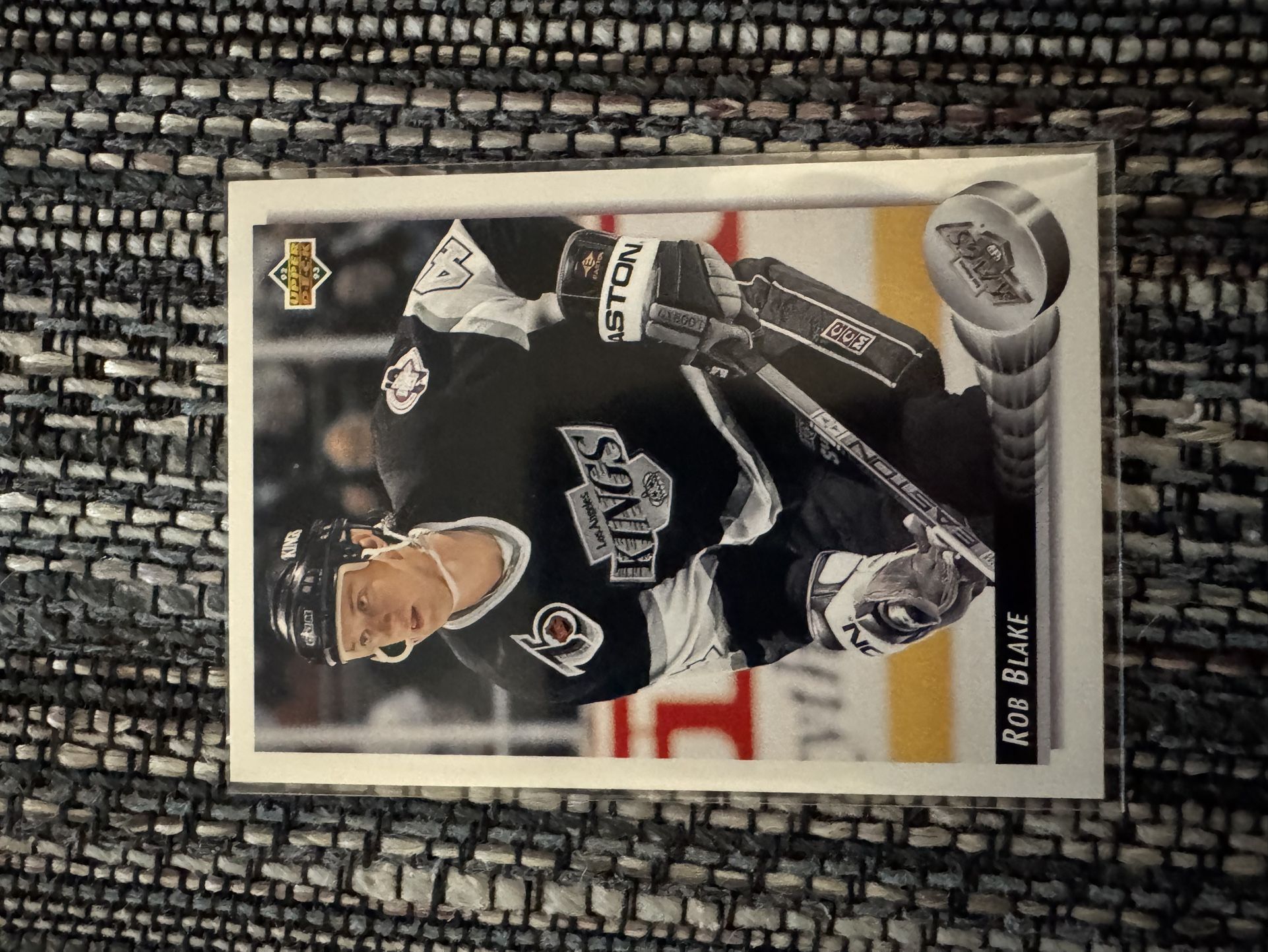 1992 Rob Blake Upper Deck Card