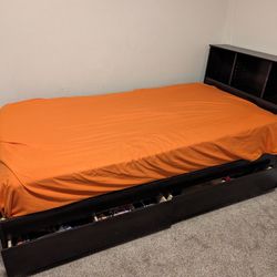 Twin Bed Frame And Mattress  FREE