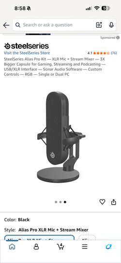 Steel series mic alias