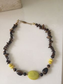 Authentic Brazilian stone necklace