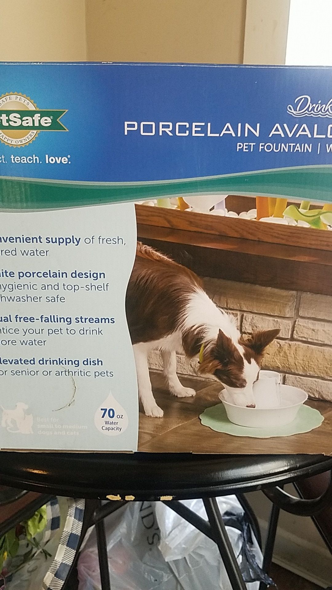 Pet water fountain