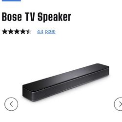 Bose TV speaker 