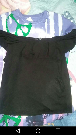 Black over the shoulder