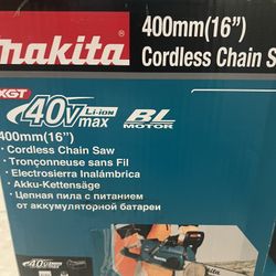 Makita XGT 400mm (16") Cordless Chain