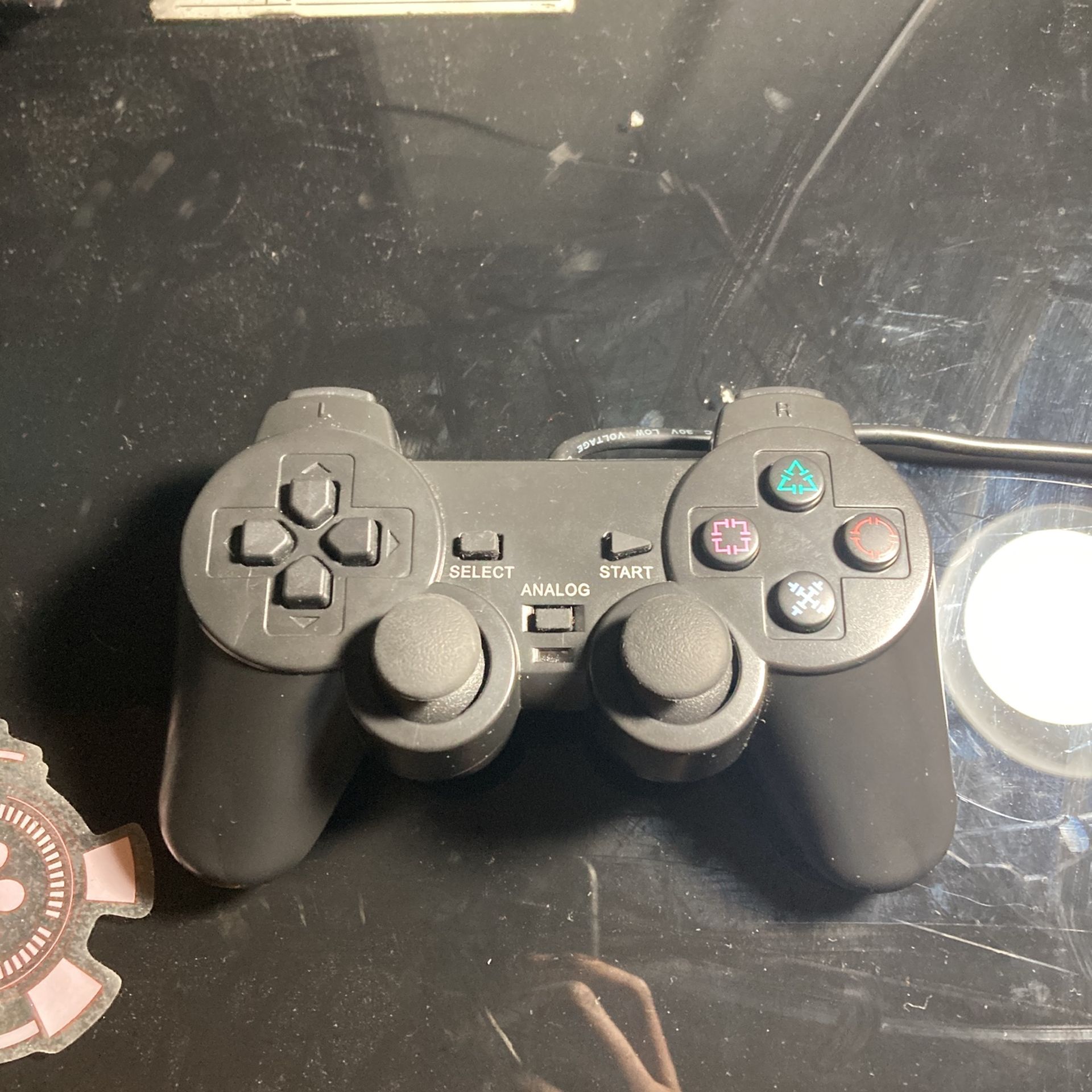 Controller For PS2 Jet Black