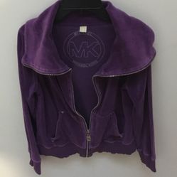 Women’s Purple Velour Michael Kors Jacket