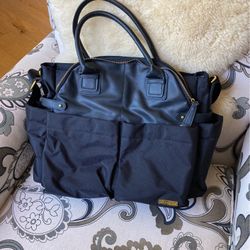 Skip Hop Chelsea Black Diaper Bag