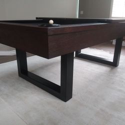 New Pool Table. Dining Table. Free Deliver N Installation. Billiard Tables 7 Ft Or 8 Foot