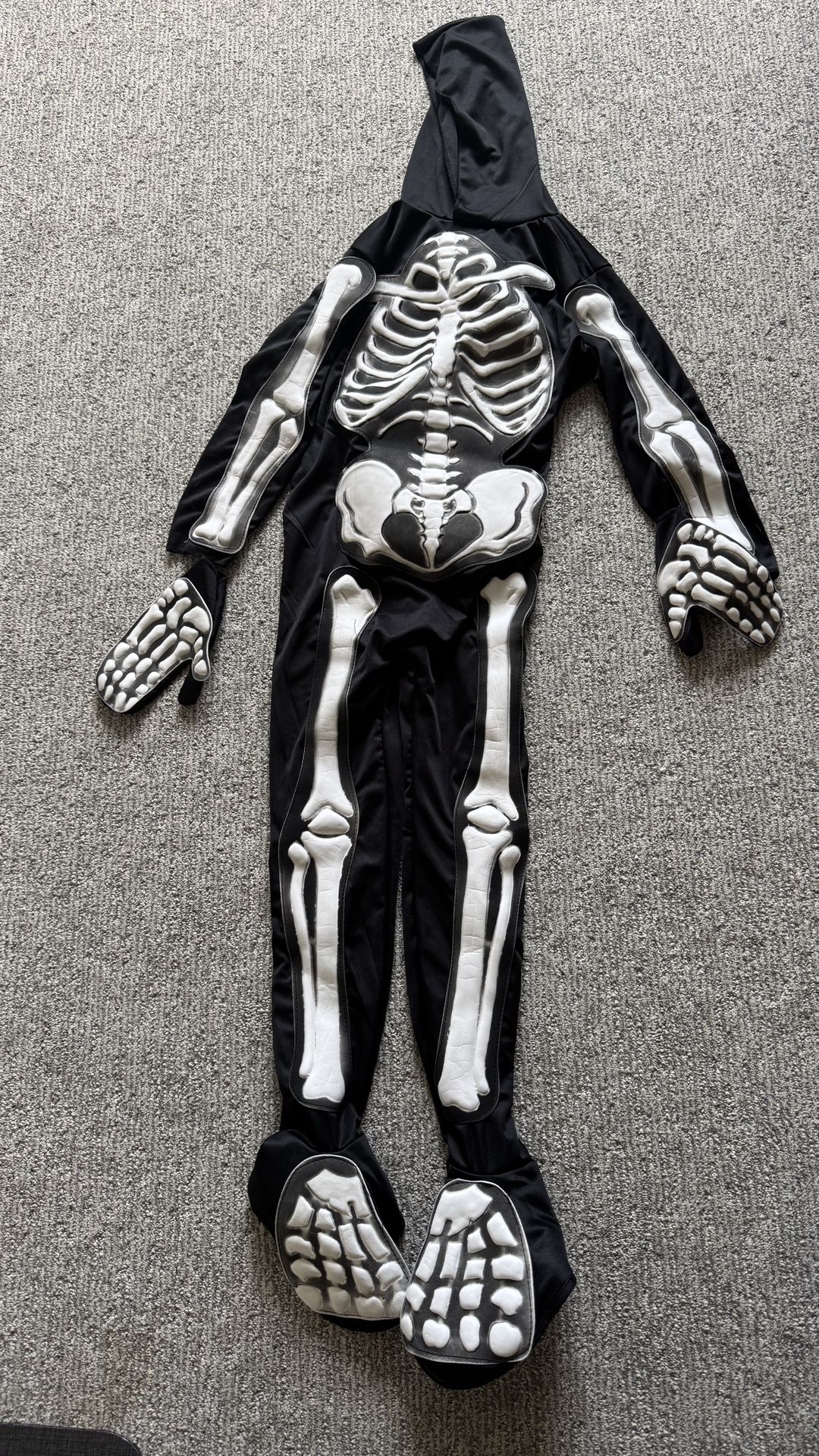 Halloween Costume skeleton Suit M