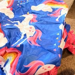 3*3 Indoor Unicorn Tent With Sleeping Bag