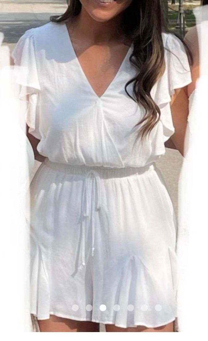 White Romper For Girls