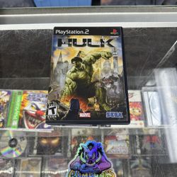 Incredible Hulk Sega  PS2 $30 Gamehogs 11am-7pm