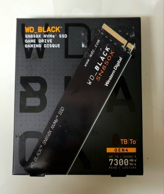 WD_BLACK SN850X 1TB M.2 SSD