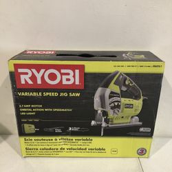 RYOBI 6.1 Amp Corded Variable Speed Orbital Jig Saw with SPEEDMATCH Technology