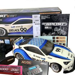 HPI Racing x Fatlace Subaru, Hitec X1 AC Plus R/C Charger, & Venom LiPo Battery RTR