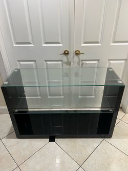 Vintage Console Glass Table