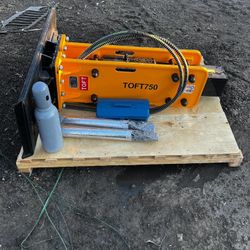 Concrete Breaker Hydraulic hammer 750 FT LB Bobcat breaker Attachment 