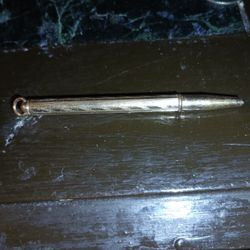 Gold Filled Pencil Pendant 