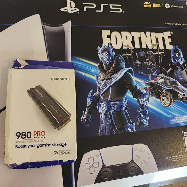 PS5 1TB Samsung 980 PRO 1TB PCIe NVMe 2280 SSD with Heatsink MZ  V8P1T0CW Working 100%