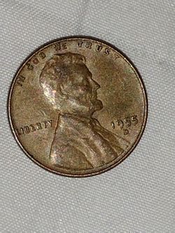 1955 D wheat penny