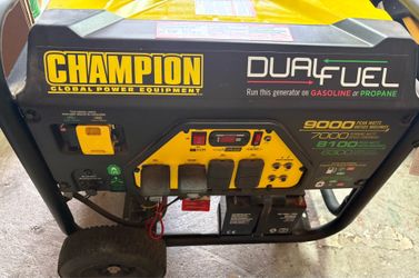 9000 W dual fuel generator 9000 W dual fuel
