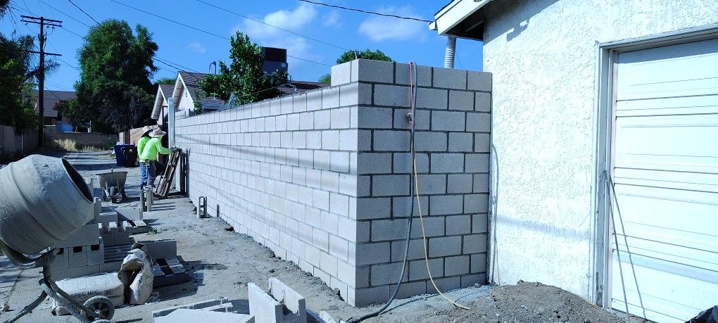Let Us Help You With Block Fence and Driveway Projects