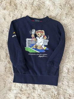 Toddlers Vintage Ralph Lauren Polo Sweatshirt 