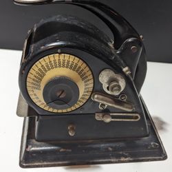 Antique GW Todd & Co Protectograph Mechanical Check Writer - Model H 221889 -