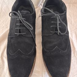 Men’s Shoes Leather Black Size 14