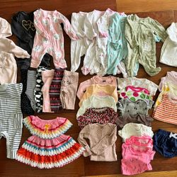 Newborn Baby Girl Clothes (54 Clothing/accessory Items)