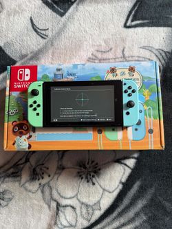 Nintendo Switch Animal Crossing New Horizons Edition Theme (No Games Included)