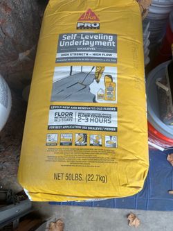 Self leveling. $15 each bag
