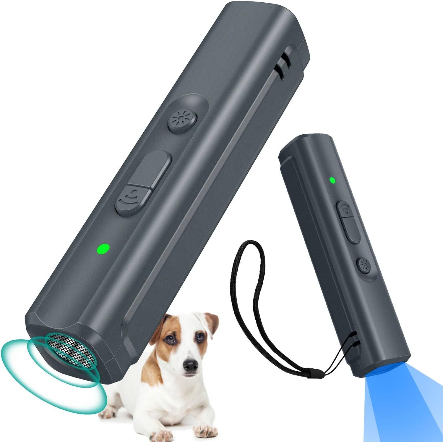 Anti Bark Device for Dogs,Ultrasonic Dog Bark Deterrent Devices,Dog Training & Behavior Aids,Portable Mini 365nm UV Detector for Dog/Cat Urine/Cat Mos
