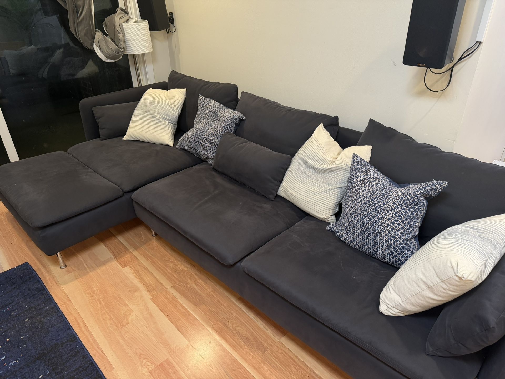 IKEA Sectional Sofa 4 Seat With Chaise