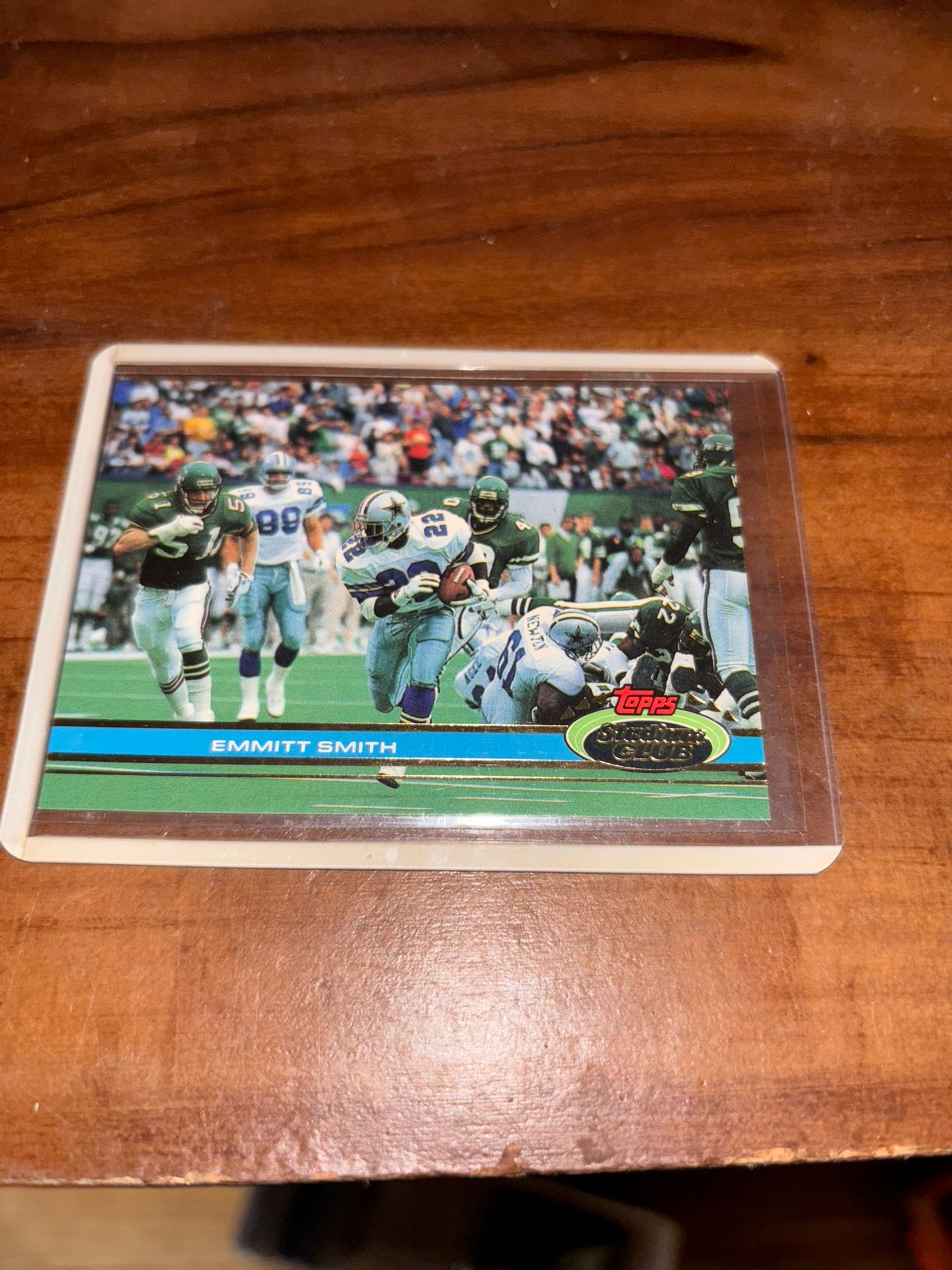 Emmit Smith Topps Stadium Club Football Card