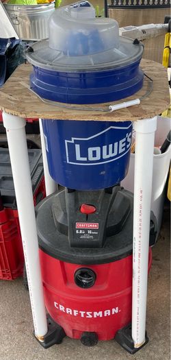Craftsman shop vac 16 gallon 6.0 hp with dust collector and hose