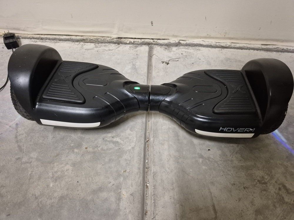 Hover- Hoverboard for Children, LED Headlights, 6 mph Max Speed, Midnight Blue