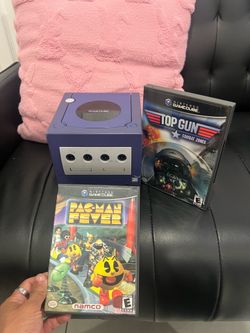 I'm selling a GameCube with its original cables plus two physical games for 120; I don't have a controller (mine broke). I'm looking to trade for a Ga