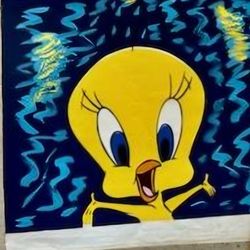 Steve Kaufman TWEETY BIRD SIGNED AND NUMBERED 