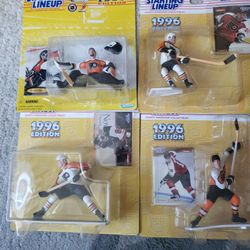 4 starting lineup figures Philadelphia Flyers lindros laclaire renberg hexta