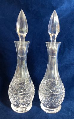 Vintage Waterford Crystal Oil & Vinegar Set